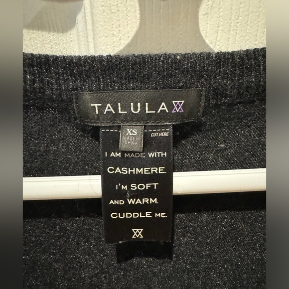 ARITZIA TALULA dark grey cashmere blend sweater dress (XS) - Picture 4 of 6